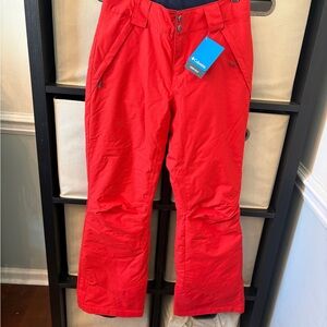 NWT Columbia Women's Orange Omni-Heat Ski/Snow Pants XS
